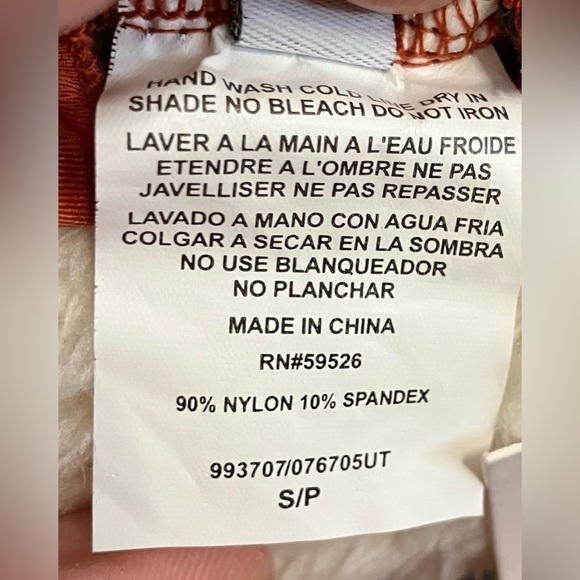 NWT BECCA Bandeau Bikini Top Orange Size Small - Picture 5 of 6